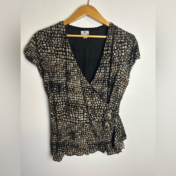 Vintage Y2K Worthington bee fabric Stretch Size Xl tunic Babydoll Lightweight - Picture 1 of 11